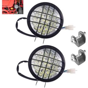 PRO BAT 12V LED Front Head Light Lamp for 110cc 125cc 150cc 200cc 250cc ATV Quad 4 Wheeler Go Kart TaoTao Coolster Roketa Yamoto Vitacci JCL Peace Apollo Sej BULL KXD Sunl Kandi