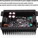 4-Channel Car Amplifier 80Wx4 Audio Power Booster with Pure Copper Transformer Enhanced Sound Quality Audio Amplifier Digital Power for Car Systems