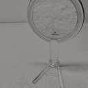 Double Sided 1x - 7X Magnification Hand Held Makeup Mirror with Adjustable Stand,Clear (7X)