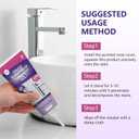 Stain Cleaning Gel - Bathroom & Shower Surface Cleaner for Grout, Tile, Sealed Wood — Powerful & Fast Acting (3PCS)