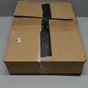 Large-Size Portable Laptop Rolling Desk with Wheels, Adjustable Height and Tilt Top Stable Mobile Over-Bed Table for Home Use - Brown