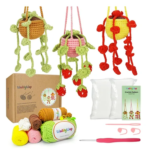 Waldywop Crochet Kit for Beginners Knitting Kit
