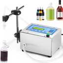 Hanchen Liquid Filling Machine 1-118 Ounce Bottle Filler Machine Automatic Liquid Dispenser Electric Digital Control Diaphragm Pump for Water Juice Cosmetic Oil Single Heads, 110~220V
