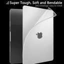 DONGKE Case for M5 MacBook Pro 14 inch 2025 2024-2021 M4 M3 M2 M1 A3434 A3112 A3401 A3185 A2918 A2992 A2779 A2442 Pro/Max with Retina XDR & Touch ID, Slim Protective Hard Shell Cover - Clear