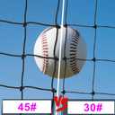 RIIFRILY Baseball Batting Cage Nets,35'L Baseball and Softball Cage Netting, Enclosed HDPE #45 Netting Batting Cages for Backyard and Indoor (NET ONLY)