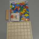 Soulchen 130 Pcs Wooden Matching Puzzle Blocks, Dementia Activities for Seniors, Elderly, Alzheimers Patients, Cognitive Therapy Puzzle, Brain Occupational Gift, Senior Care Gift, Nursing Home