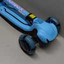 TONBUX Kids Scooter, Light Up 3 Wheel Kick Scooters for Kids 3-12, Folding Scooters with Adjustable Height - Toddler Scooter Lean-to-Steer & Widen Anti-Slip Deck (Blue)