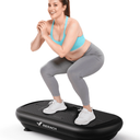 MERACH Vibrating Board - 440 lbs Support, Enhanced Motor, Bluetooth Sync, Full Body Fatburning, Home Gym Equipment