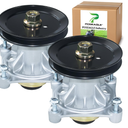 2 Pack 604214 Spindle Assembly Kit for Hustler Raptor 42 Spindles
Replace Hustler 604214 Spindle Assembly, 603987 Pulley for 42 inch Hustler Raptor Deck Spindle 938589 933937 931741 935742