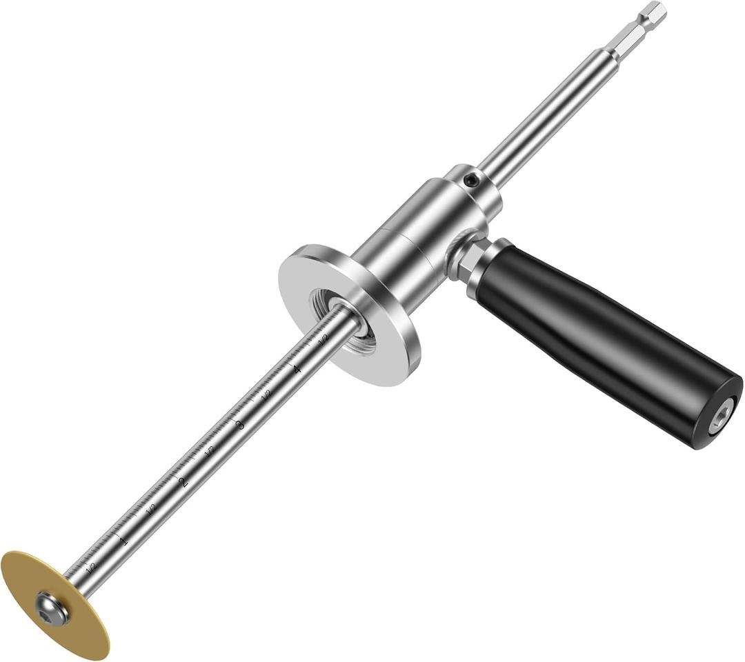 PVC Pipe Inside Cutter with 1PC Diamond Grit Cutting Wheel and 1/4" Hex Shank, Stainless Steel PVC Inside Cutter Tools Fit7 Inch Adjustable Cutting Depth for 1-1/2 Inch to 8 Inch PVC Pipe