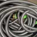 50ft Garden Hose, Heavy Duty Outdoor Water Hose with 10-Way Spray Nozzle, Leak-Proof Brass Connectors, Flexible 50 Foot Hose for Yard & Outdoor,Car Wash