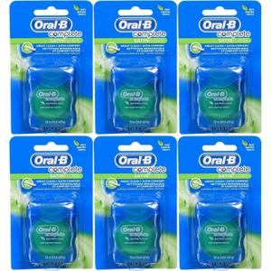 Oral-B 54 Yards Floss Satin Mint (6 Pieces), Best By: 2029-09-10