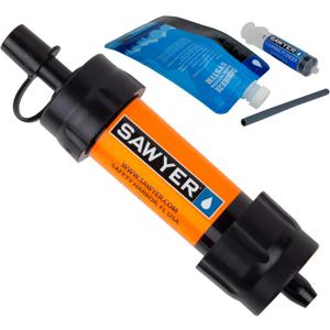 Sawyer Products Mini Water Filtration System (1-Pack, Orange)