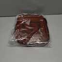 Bible Cover Case with Built-in Book Stand, Large Storage Leather Bible Bags for Women Men, Zipper Church PU Book Cover Study Bag, Christian Gifts for Mother/Husband/Daughter (11.8"x9")