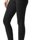 Willit Women's Yoga Dress Pants Skinny Work Slacks Leggings High Waisted Stretch Office Business Casual Pants 27"/28" (Black, M)