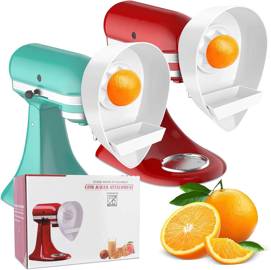 Juicer Attachment for Kitchenaid Stand Mixer with 2 Size Reamer, Citrus Juicer Attachments for Kitchen aid Accessories and attachments