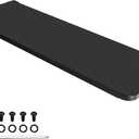 36" Grill Folding Front Shelf for Weber Searwood XL 600 Pellet Grill Front Table Wood Pellet Grill Replacement Parts 3400109 Outdoor Steel BBQ Grill Accessories, Black