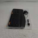 Wireless Keyboard and Mouse Combo, Ergonomic Wave Keys, Cushioned Plam Rest, Rechargeable, Phone Holder, Natural Typing, 2.4G Lag-Free, Full Size Keyboards Cordless Set for Windows/Mac -SABLUTE (Black&Orange)