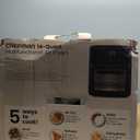 Chefman Air Fryer 6-in-1, XL 14-Quart Multifunctional Airfryer with Touchscreen Controls, Rotisserie, Food Dehydrator, Convection Oven, Bake, Broil, and Reheat Functions, Windowed Door – Black