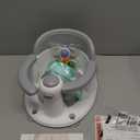 Baby Bath Seat for Babies 6 Months & up, 3 Baby Bath Toys, Non-Slip Baby Bath Seat, Safe & Comfortable Baby Bath Support, for Bathtub/Living Room/Shower Room, Grey