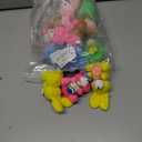 Fovths 12 Pack 4.7 Inch Easter Plush Bunnies Keychain Eggs Stuffed Bunny Set Plush Rabbit with Eggs Filler or Basket Filler Rabbit Keychain Set Easter Party Favors Gifts, Multi-Color