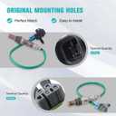 AULINK Oxygen Sensor 234-4242 234-4251 Upstream Downstream for 2.4L 2010-2014 Chevrolet Chevy Equinox GMC Terrain for GMC Terrain,for Pontiac Solstice G6, for Saturn Aura Vue Sky
