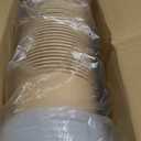 TOPtoper 50 Pcs 32 Oz Large Paper Bowls with Lids, Disposable Soup Serving Bowls Bulk Party Supplies for Hot/Cold Food, Soup (32 OZ)