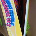 REZUCREY 32 Pcs Big Bubble Wands Toys Set, Giant Bubble Wands with Tray for Kids Summer Outdoor Toys Bubbles Party Favors Bubbles Maker Bulk for Kids Toddlers Boys Girls Age 3 4 5 6 7 8+