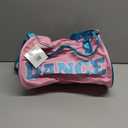 Dance Duffle Bags for Dancers, Girls, Teens, and Student Athletes, Fun Dance Workout Duffel Bag for Girls and Boys (Pink/Blue)