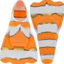 Kids Swim Fins,Short Youth Swim Flippers for Kids Swimming Training Fins for Lap Swimming Pool Snorkeling for Children Girls Boys Beginner Small