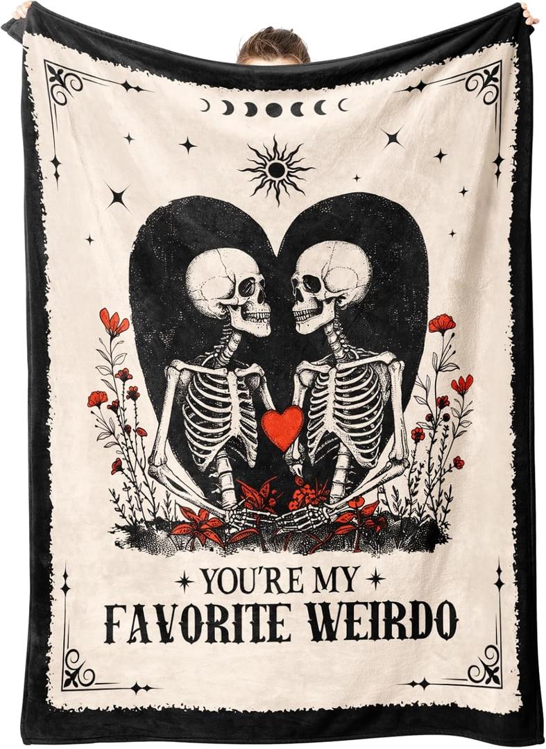 Gifts for Him Her, Anniversary Blanket for Women Men, Mothers Day Blanket Gifts for Wife, Birthday Gift for Boyfriend Girlfriend, I Love You Present, Wedding Gift for Wife Husband Couple, 60"X50"