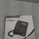 Corded Caller ID Telephone with Speaker for Home and Office, TelPal Wired Landline Telephone Set Simple Analog Desktop Hotel Telephones