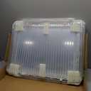 Large Vanity Mirror with Lights 24'' x 20'', Lighted Makeup Mirror with Dimmable 3 Modes for Dressing Room & Bedroom, Touch Screen Control, Aluminum Frame Silver (24 * 20)