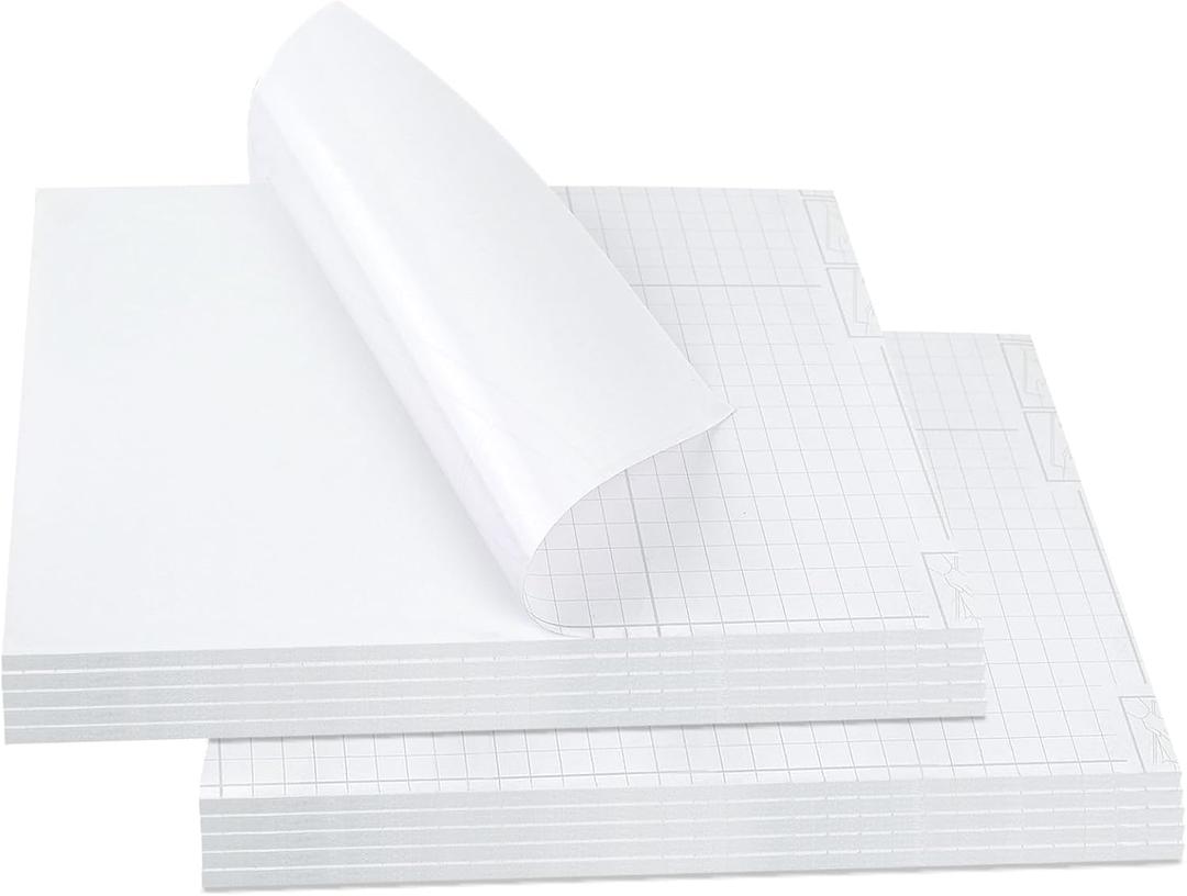 Mat Board Center 10 Pack 13x19 Self Adhesive White Foam Board 3/16" Thick | One Side Adhesive, Warp-Resistant, Acid Free, Foam Core Board for Picture & Poster Mounting, Crafts, Artworks, Backing Boards