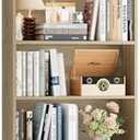 FACBOTALL 82" Tall Bookshelf, 7-Tier Open Shelves Bookcase, Freestanding Display Storage Shelves, Tall Bookcase Home Decor Furniture for Home Office, Living Room, Bedroom, Light Oak