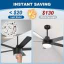 2 Pack LED Ceiling Fan Light Replacement Kit, Retrofit for Ceiling Lights, 15W 120V 5000K CRI90, Dimmable Engine for Pendant, Lantern