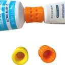 Travel-Size Toothpaste Refill Adapters & Squeezer Combo, 4PCS/Pack, Compatible with Colgate & Crest Toothpaste