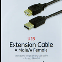 GE USB Extension Cable 10 Ft
