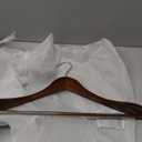 ABHENG Wooden Coat Hangers, Set of 4 Suit Hangers, 360° Rotating Hook for Jackets, Shirts, Suits, Coats, 44 x 5.5 x 23 cm (L x W x H), Dark Walnut AWY0406H
