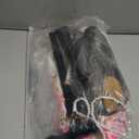 EBYTOP 100 Days of School Costume for Kids 100th Day Halloween Old Lady Costume Dress up Granny Wig Grandma Glasses Cane, 2-WH 4-6 Years