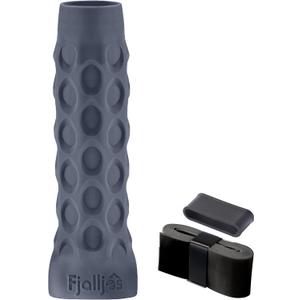 Pickleball Paddle Grip with 5.25" - Enhanced Pickle Ball Grips Overgrip for Vibration Reduction & Precision Control (Charcoal)