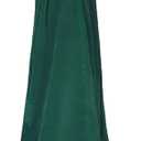 ALIZIWAY Hooded Cape Reversible Velvet Cloak Lined with Satin Renaissance Medieval Halloween Christmas Cosplay Costume (Green, XL)