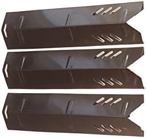 Set of 3 Stainless Steel Heat Plates for Uniflame Grills GBC1030W, GBC1134W