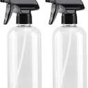Spray Bottle for Plant - 12.85oz/380ml Fine Mister Plastic Empty Spray Bottles, Clear Water Spray Bottle for Plants, Hair, Cleaning - BPA Free - Leak Proof