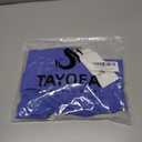 TAYOEA Crop Tops Workout for Women Yoga Short Sleeve Shirts Seamless V-Neck Gym T Shirts with Built in Pads (XS)