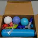 Water Sprinkler Baseball Toy, 5 in 1 Water Sprinkler for Kids Outdoor Play with 2 Sprinkler Heads, Hedgehog Baseball Sprinkler Toy, Summer Backyard Lawn Pool Party Fun