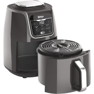 Ninja AF161 Max XL Air Fryer that Cooks, Crisps, Roasts, Bakes, Reheats and Dehydrates, with 5.5 Quart Capacity, and a High Gloss Finish, Grey, 5.5 Qt Max