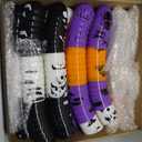 72 Pieces Halloween Skull Eggs Halloween Easter Plastic Eggs Halloween Eggs Plastic Fillable Scavenger Hunt for Trick or Treating Candy Box Mini Halloween Eggs for Halloween Party Supplies