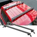 Roof Rack Cross Bar Compatible with 2021-2026 Ford F150 Crossbar Roof Rail Aluminum Luggage Carrier Replacement for 2021-2026 Ford F-150 Accessories