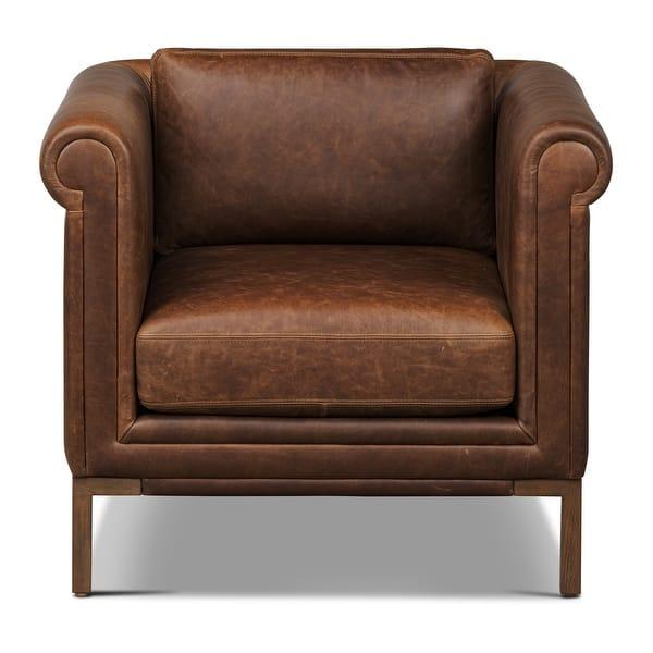 Poly & Bark Bruges Lounge Chair - Chocolate Brown